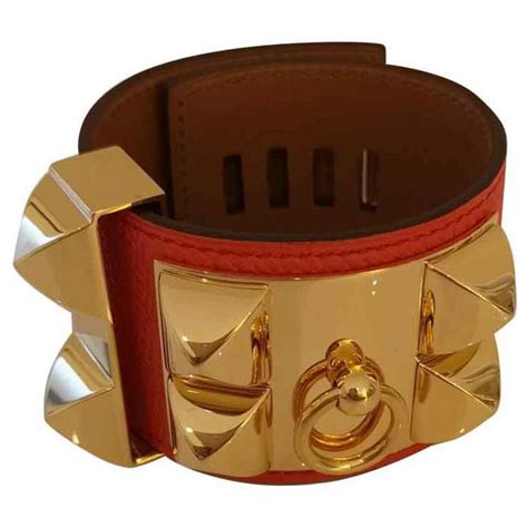 hermes dog collar bracelet.